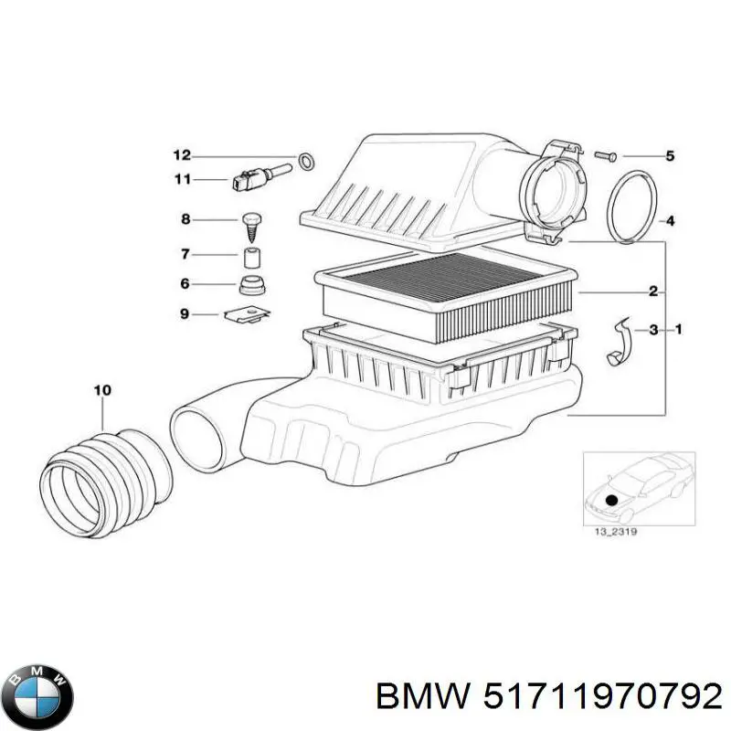  BMW 51711970792 ціна, від 305.09 USD