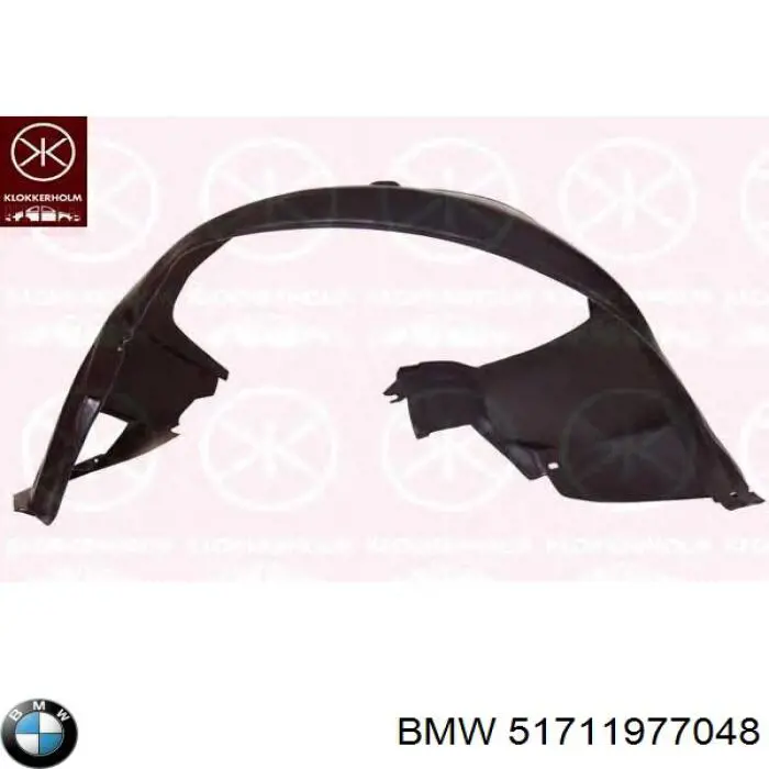 51711977048 BMW Підкрилок переднього крила, правий