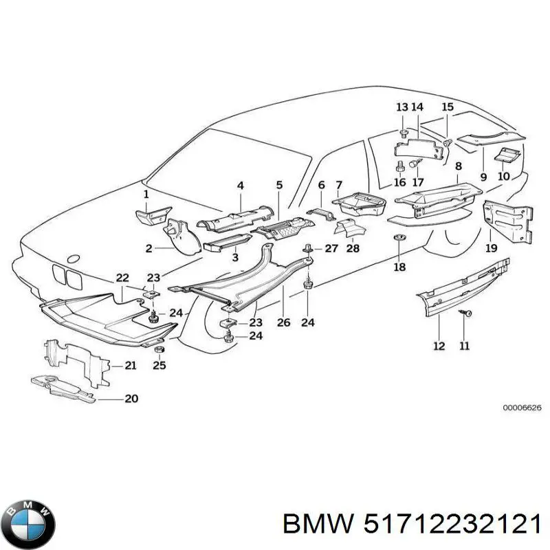  BMW 51712232121 ціна, від 43.98 USD