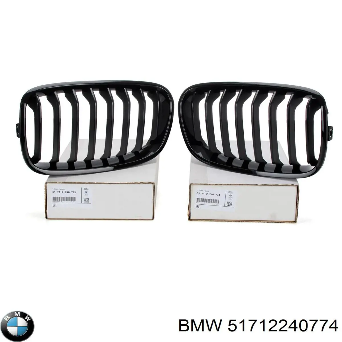 Купити 51712240774 BMW Решітка радіатора права