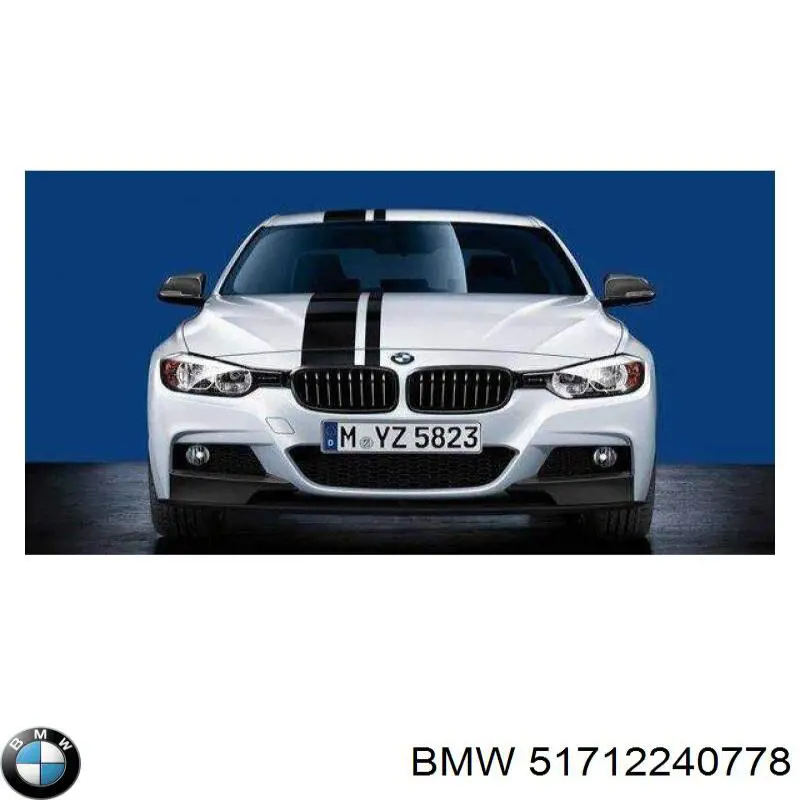 51712240778 BMW Решітка радіатора права