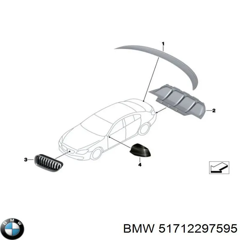  BMW 51712297595 ціна, від 169.05 USD