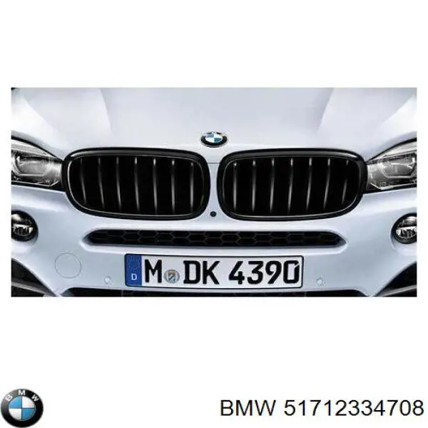 Решітка радіатора ліва BMW 51712334708 ціна, від 25.33 USD