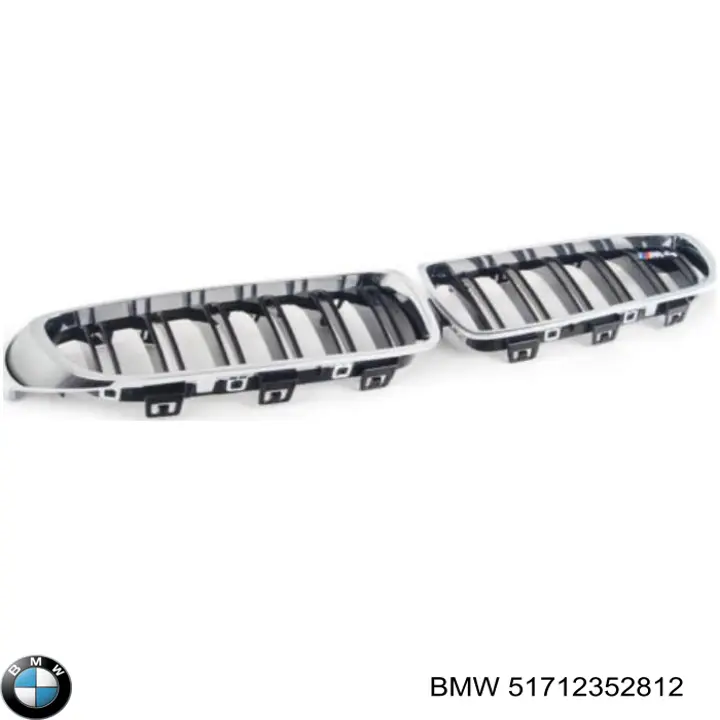 Купити 51712352812 BMW Решітка радіатора права