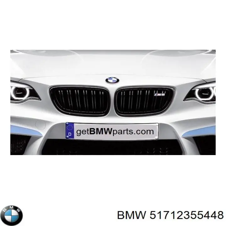 51712355448 BMW Решітка радіатора права