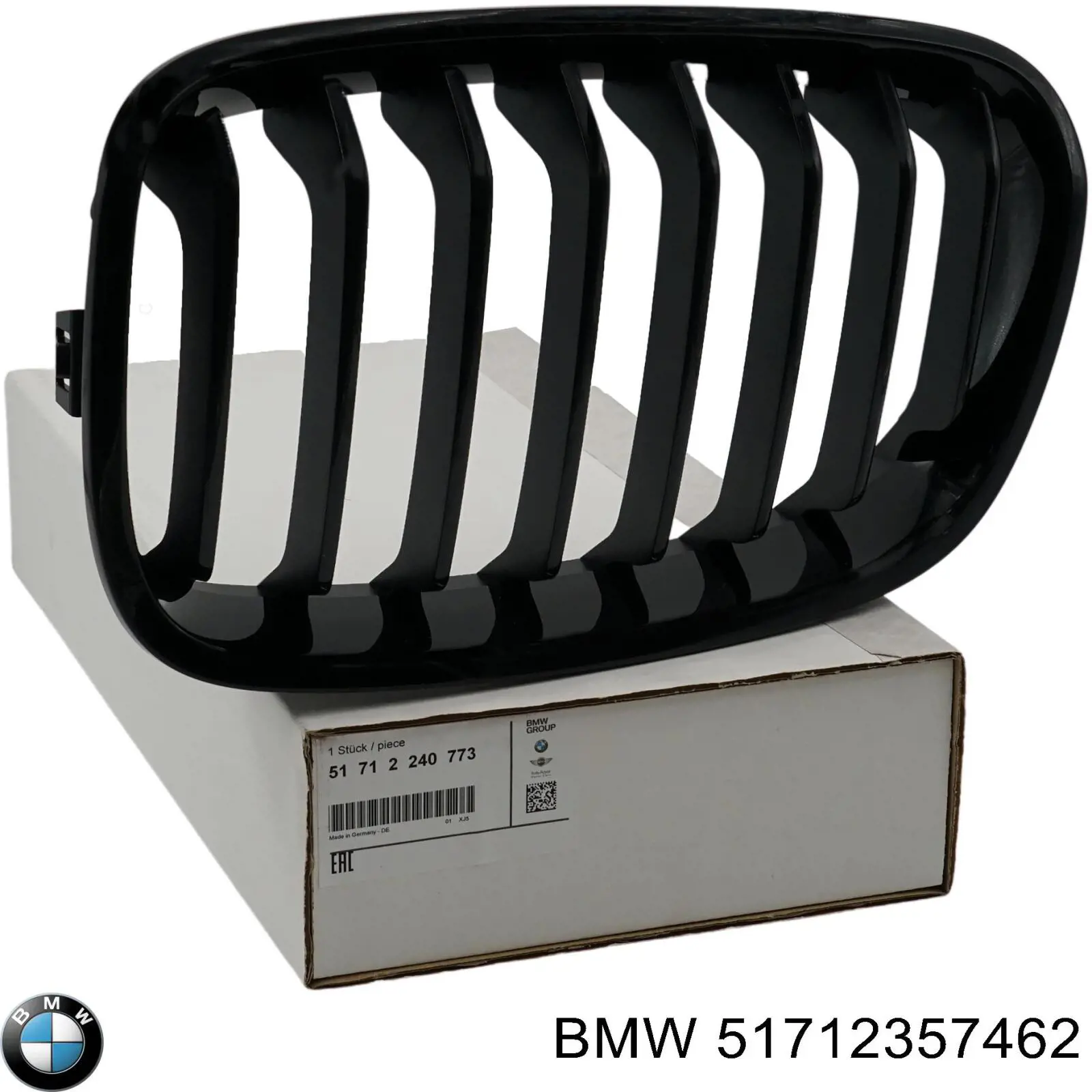 Решітка радіатора права 51712357462 BMW