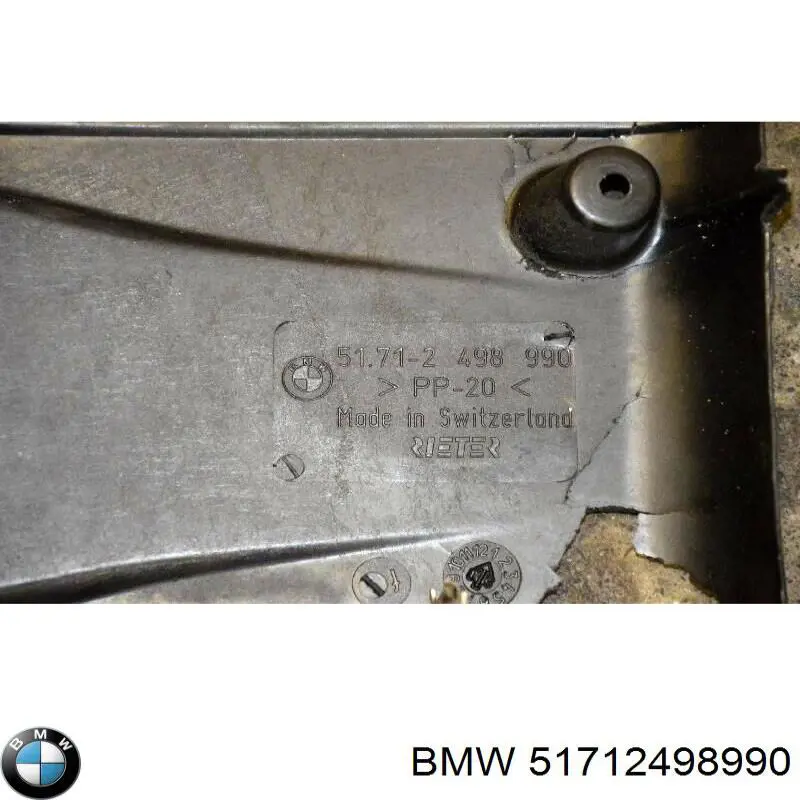 Захист двигуна, правий 7015180 Autotechteile