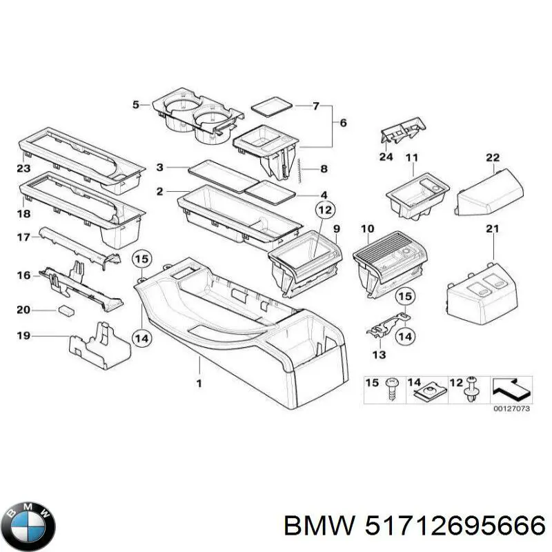 Підкрилок передній правий на BMW 3 (E46)