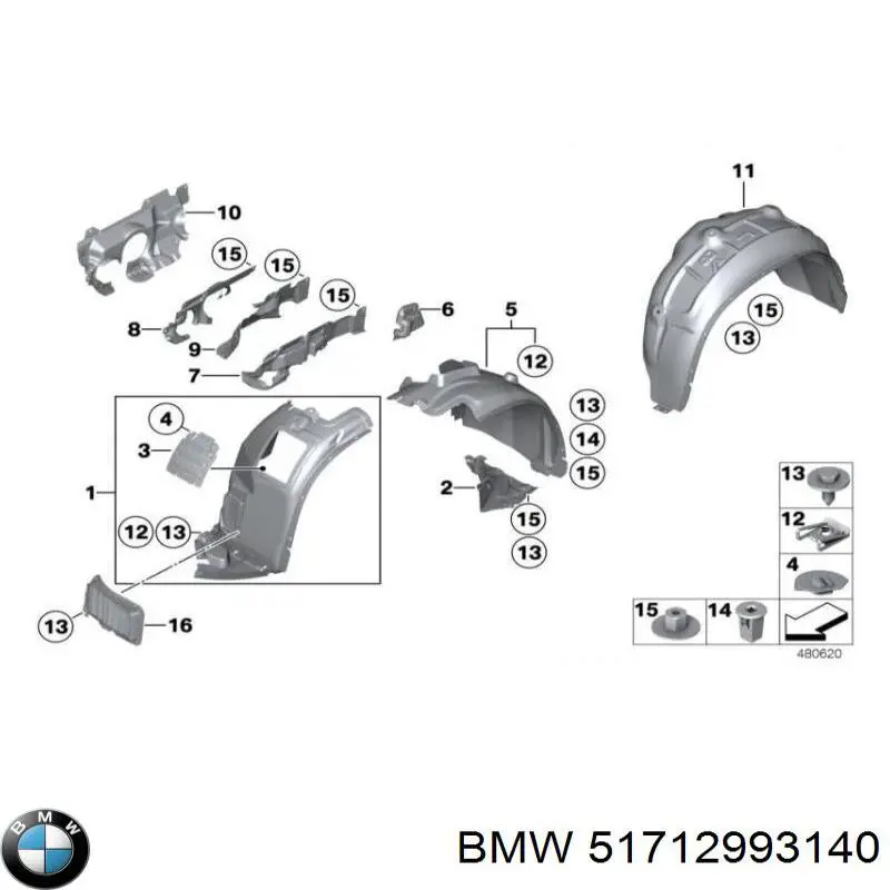 BMW 51712993140 ціна, від 16.91 USD