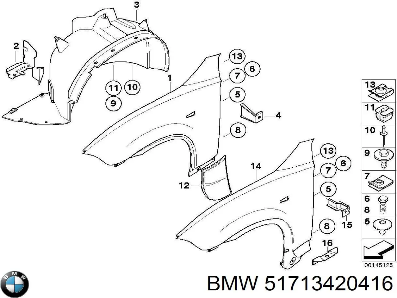  BMW 51713420416 ціна, від 300.81 USD