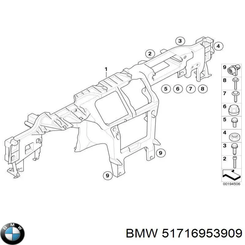  BMW 51716953909 ціна, від 15.20 USD