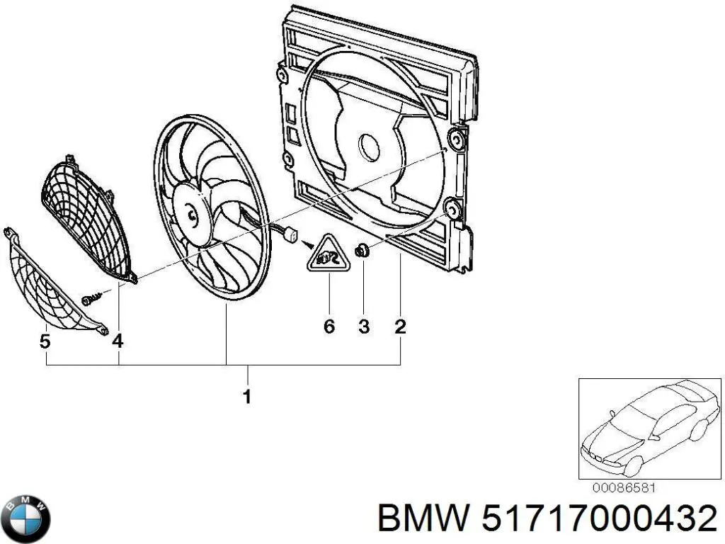Купити 51717000432 BMW 