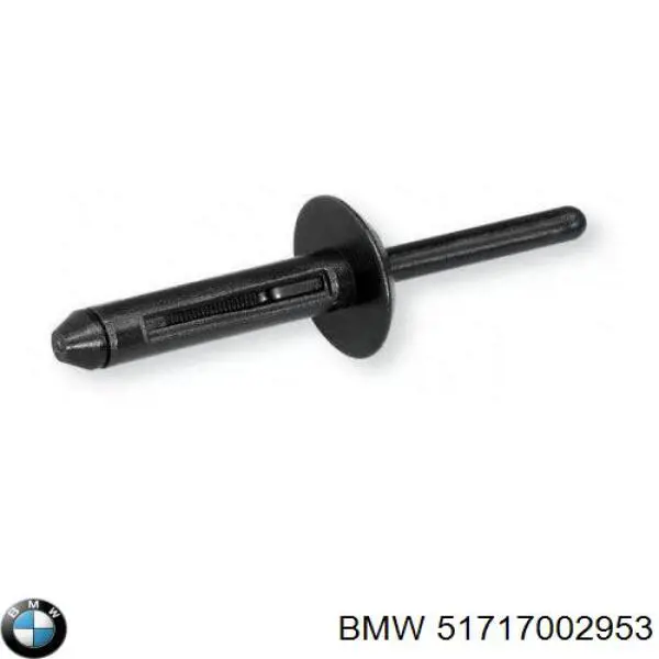 Пістон (кліп) кріплення підкрилки переднього крила на BMW 5 (F10)