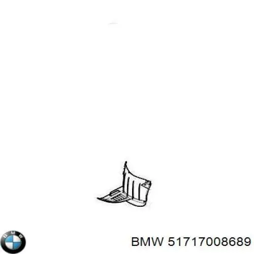 Підкрилок переднього крила, лівий передній 51717008689 BMW