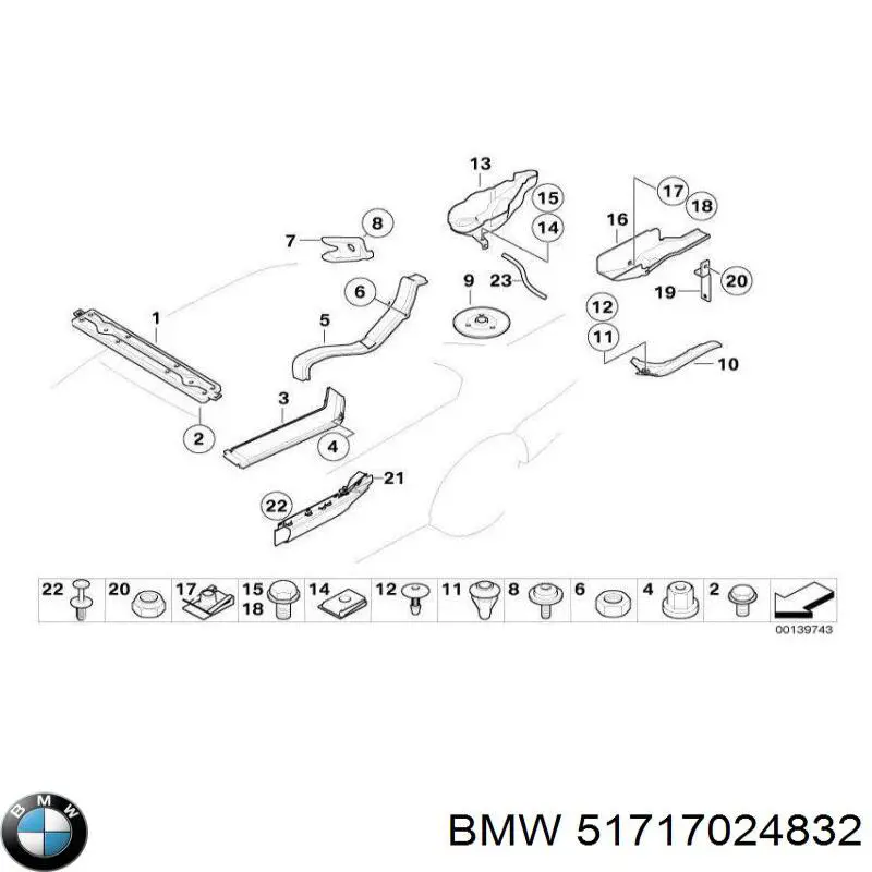 Купити 51717024832 BMW 