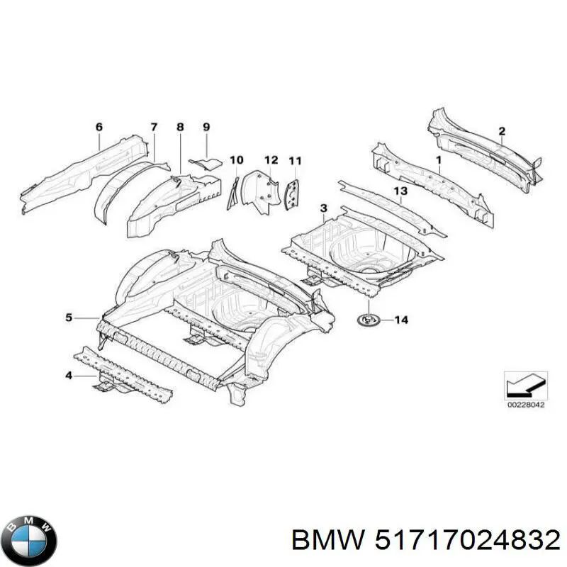  BMW 51717024832 ціна, від 19.00 USD