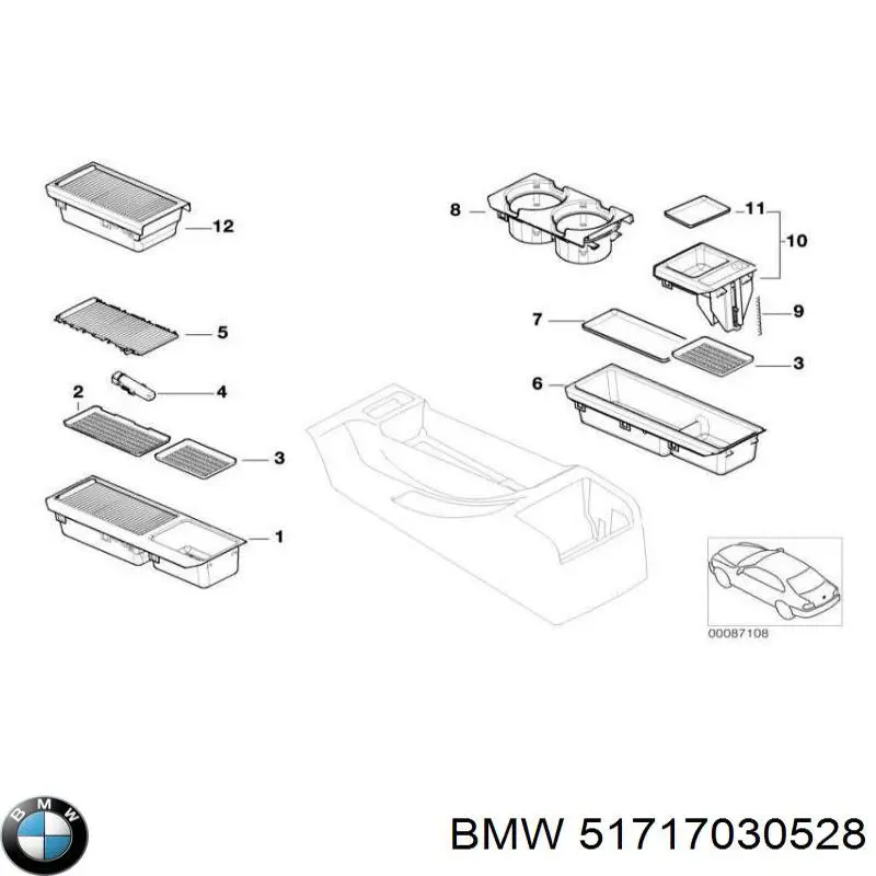  BMW 51717030528 ціна, від 15.20 USD