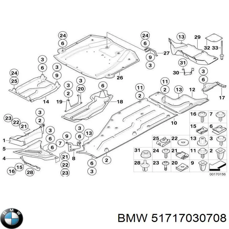  BMW 51717030708 ціна, від 24.35 USD