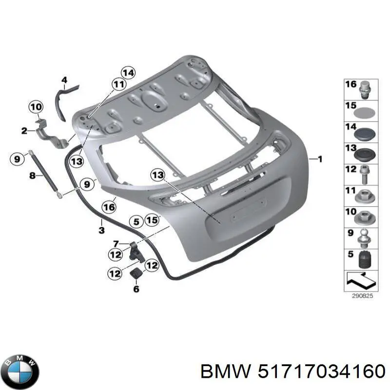 Купити 51717034160 BMW 