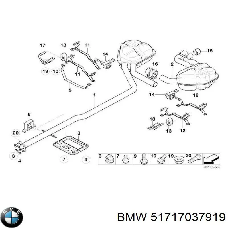 Купити 51717037919 BMW 