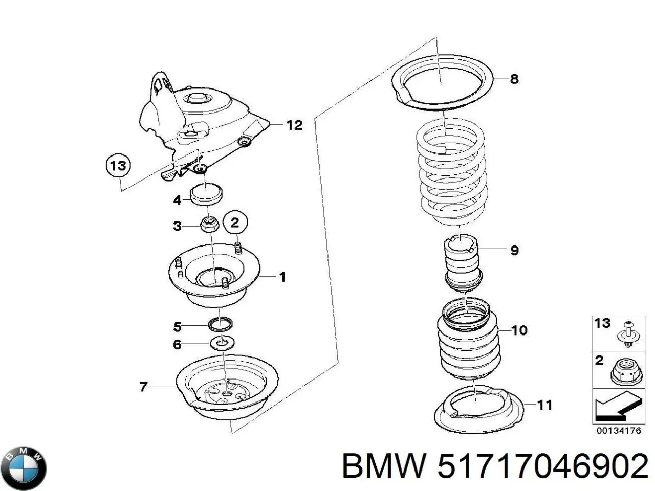  BMW 51717046902 ціна, від 56.97 USD