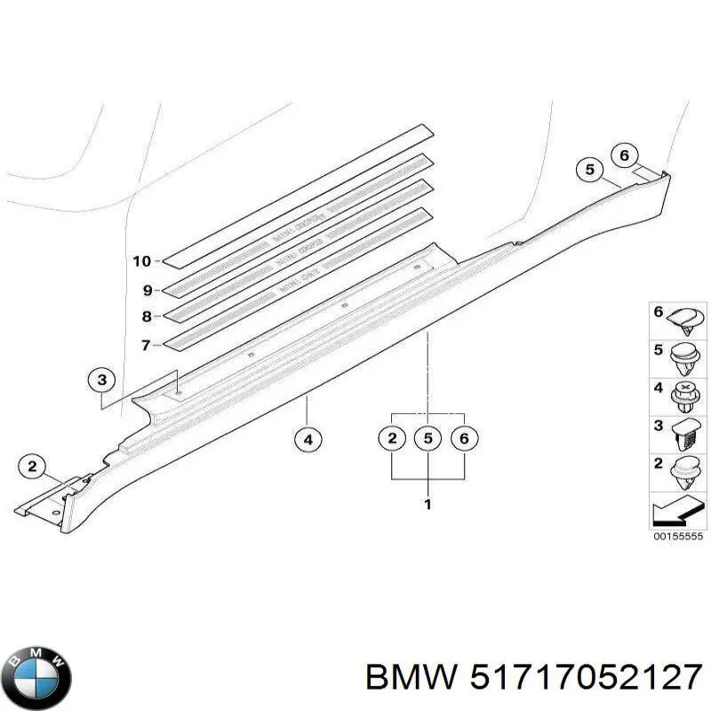 Купити 51717052127 BMW 