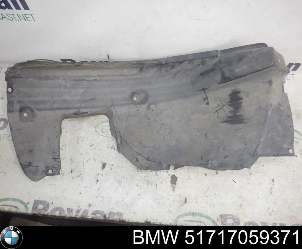 Підкрилок переднього крила, лівий задній BMW 51717059371 ціна, від 16.02 USD