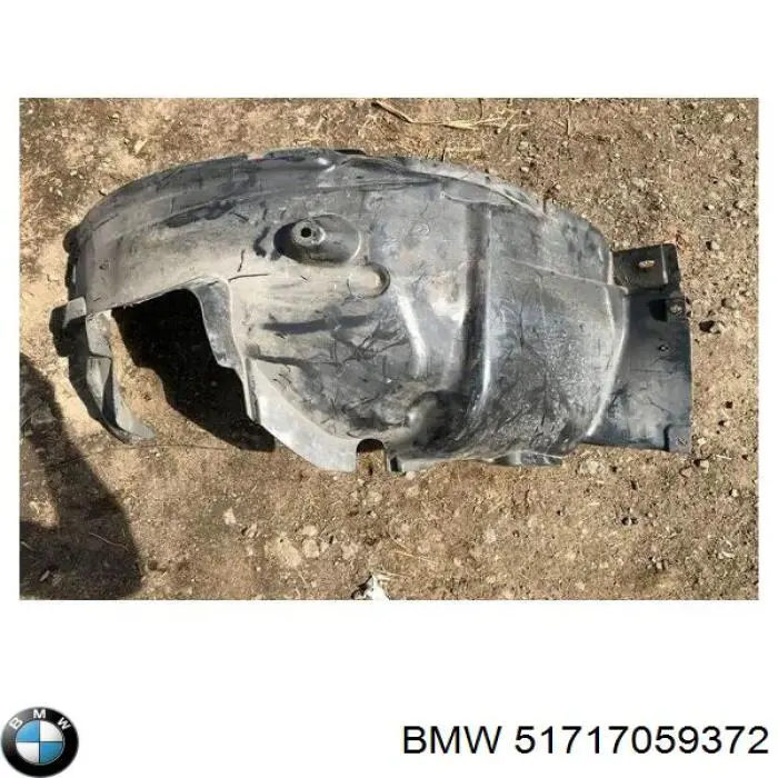 Підкрилок переднього крила, правий задній BMW 51717059372 ціна, від 22.57 USD