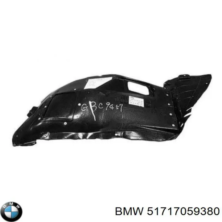 Купити 51717059380 BMW Підкрилок переднього крила, правий передній
