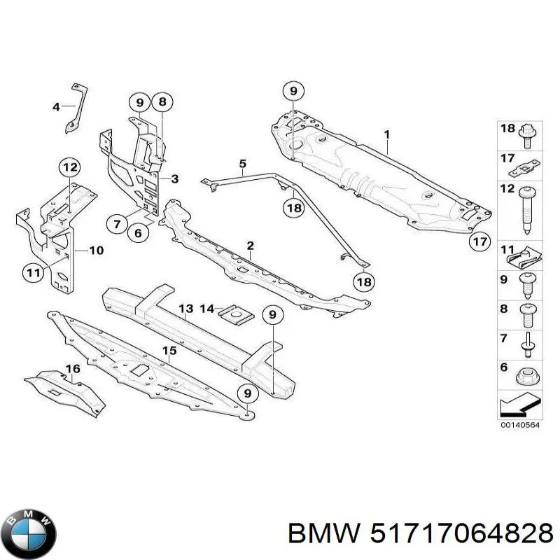 Купити 51717064828 BMW 
