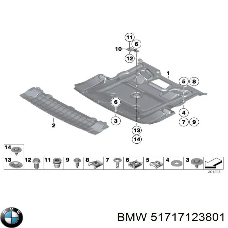  51717123801 BMW