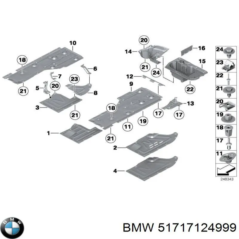 Купити 51717124999 BMW 