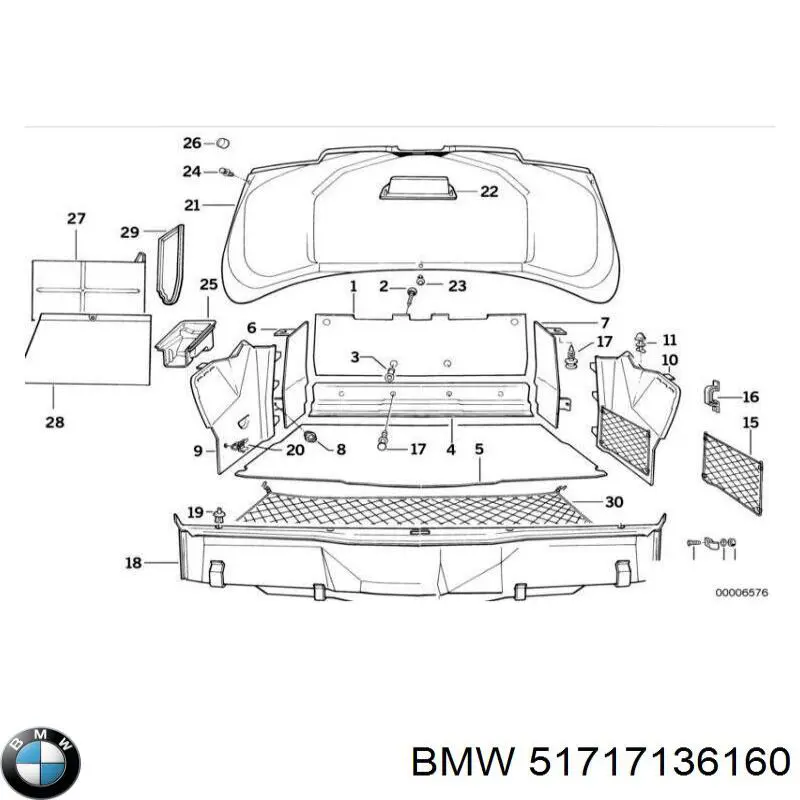  BMW 51717136160 ціна, від 18.46 USD