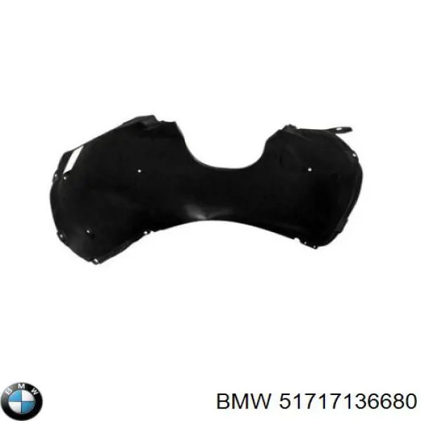 Подкрильнікі переднього крила, правий BMW 51717136680 ціна, від 17.89 USD