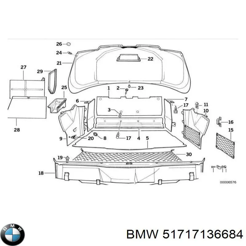  BMW 51717136684 ціна, від 25.33 USD