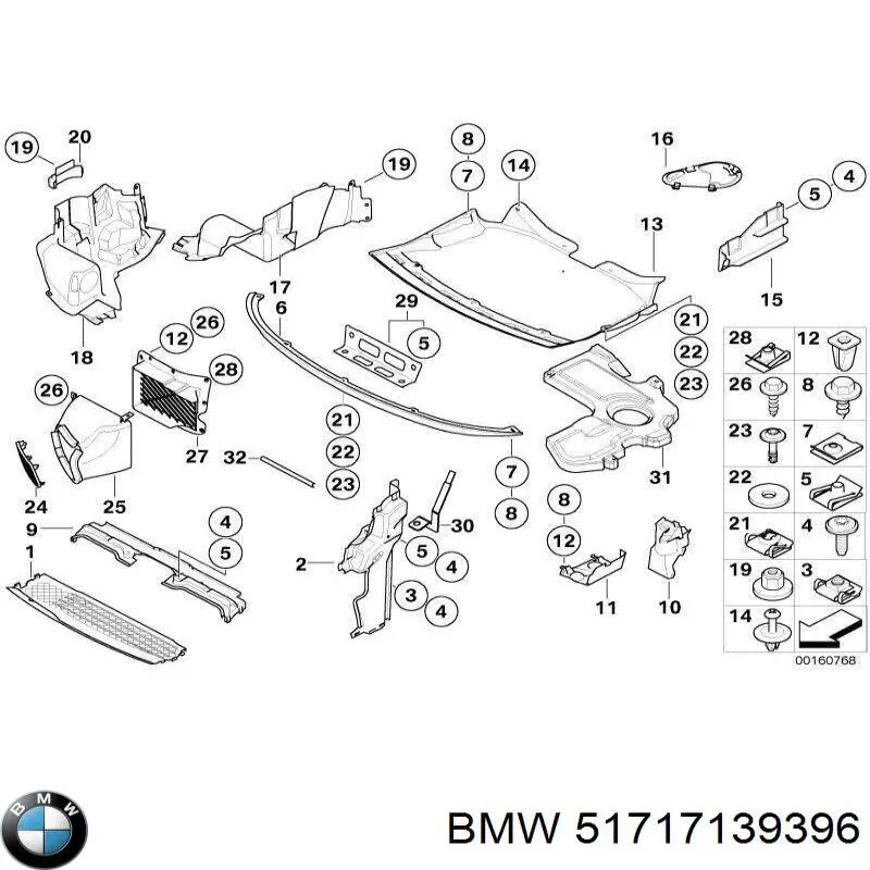 BMW 51717139396 ціна, від 12.67 USD