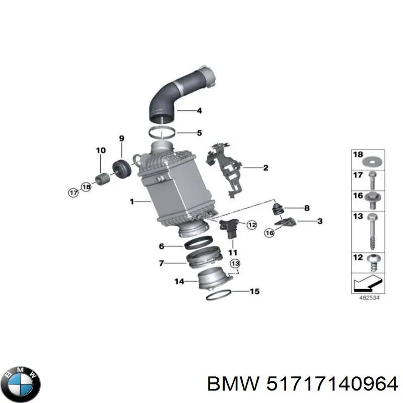 Купити 51717140964 BMW 