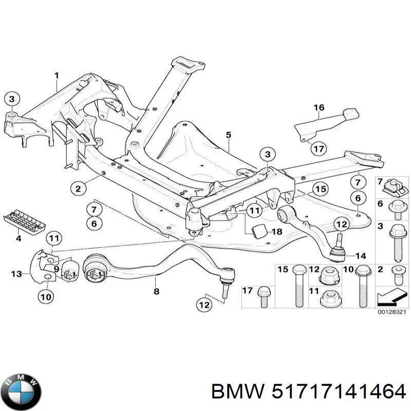  BMW 51717141464 ціна, від 181.33 USD