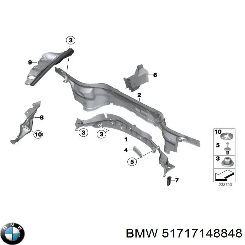 Купити 51717148848 BMW 