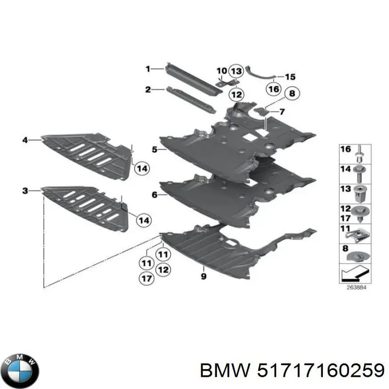 Купити 51717160259 BMW 