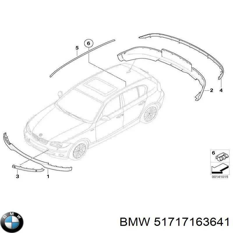 Купити 51717163641 BMW 