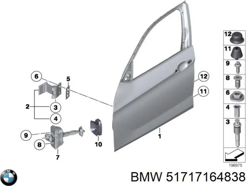 Буфер-відбійник амортизатора заднього 51717164838 BMW