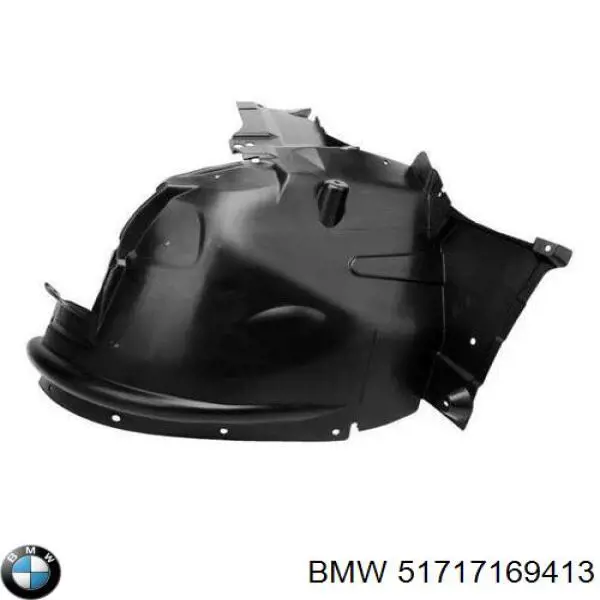 Підкрилок переднього крила, лівий задній BMW 51717169413 ціна, від 12.70 USD