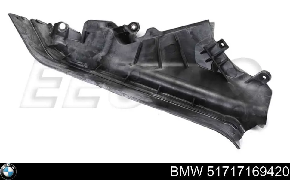 Захист двигуна, правий 7015172 Autotechteile