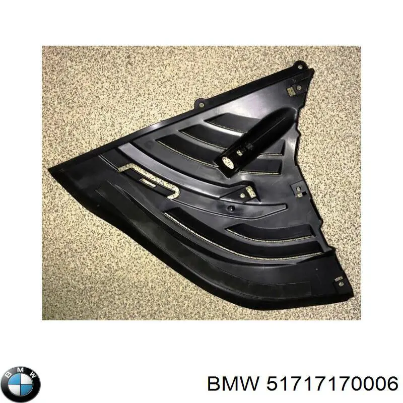 Захист двигуна, правий BMW 51717170006 ціна, від 45.43 USD
