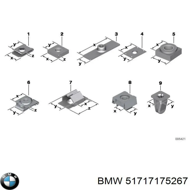 Пробка піддона двигуна BMW 51717175267 ціна, від 1.22 USD
