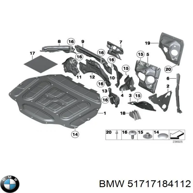  BMW 51717184112 ціна, від 41.53 USD