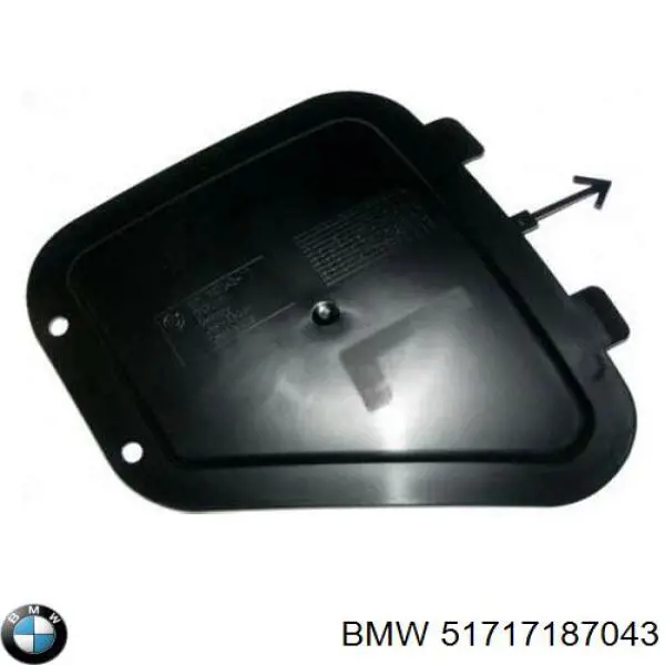 7187043 BMW Лючок підкрилка переднього лівого