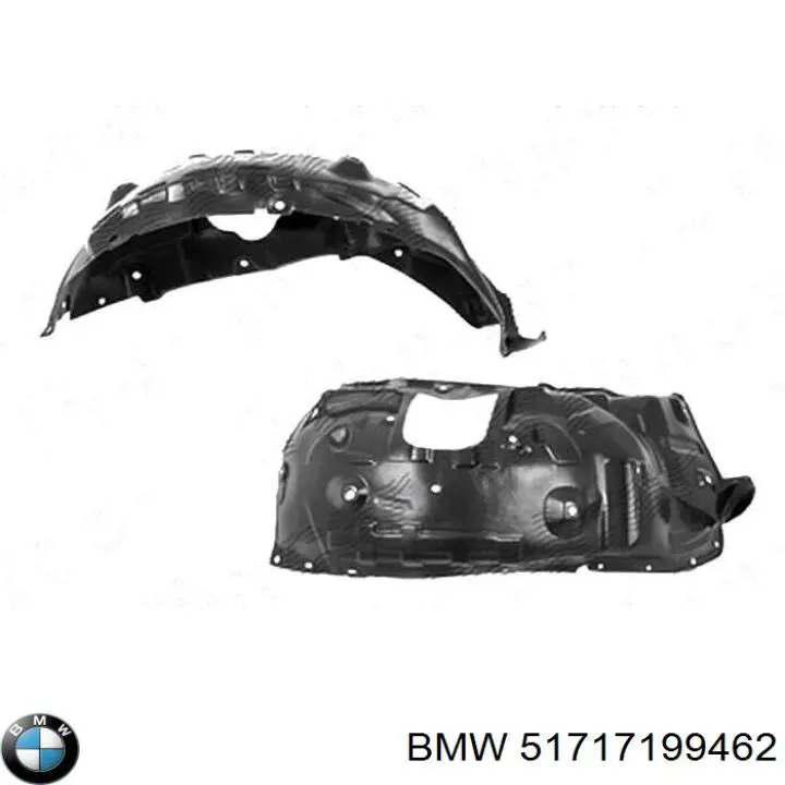 Подкрильнікі переднього крила, правий BMW 51717199462 ціна, від 30.02 USD