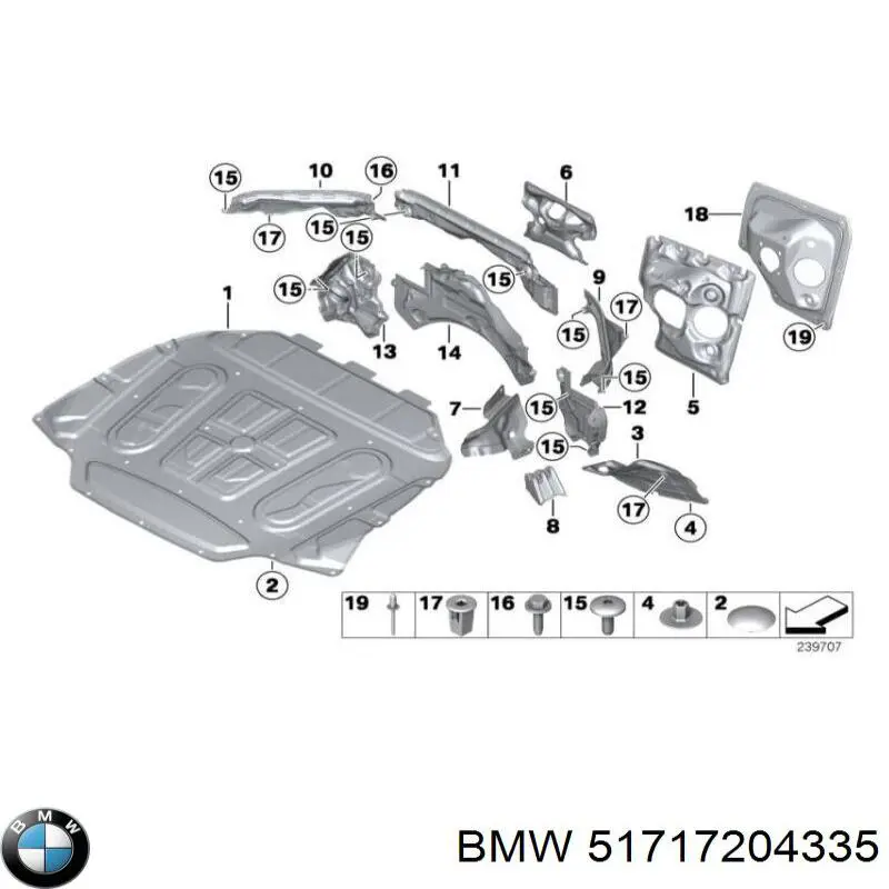  BMW 51717204335 ціна, від 75.99 USD